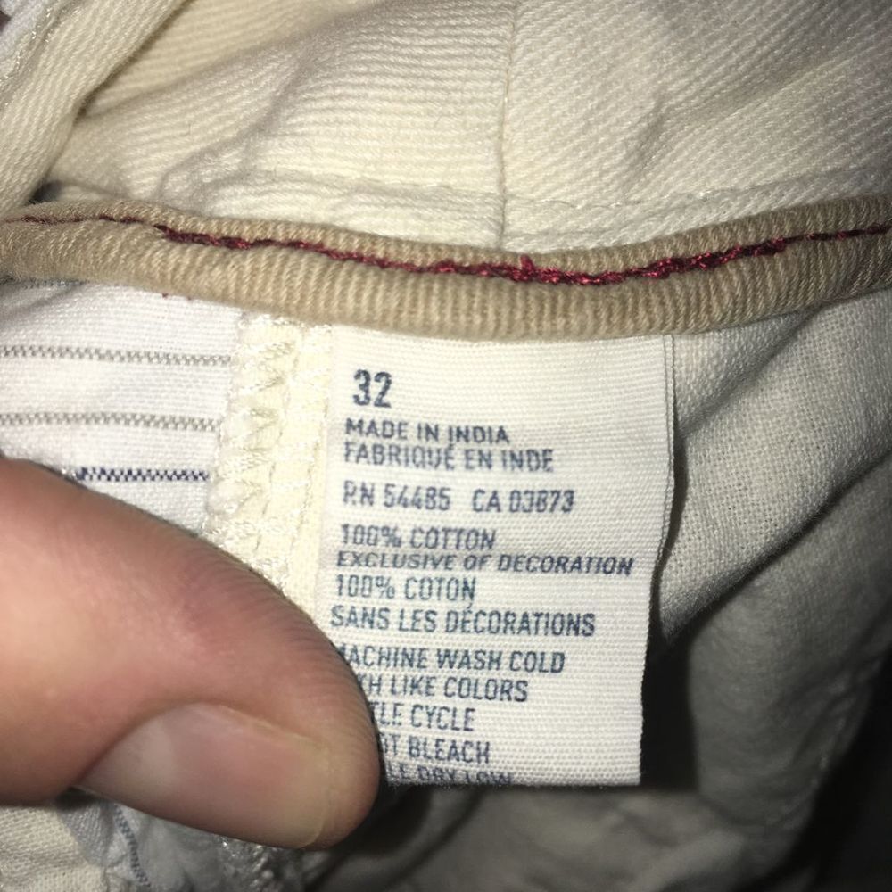 American Eagle golf striped size 32 Y2K cargo shorts - Picture 2 of 3